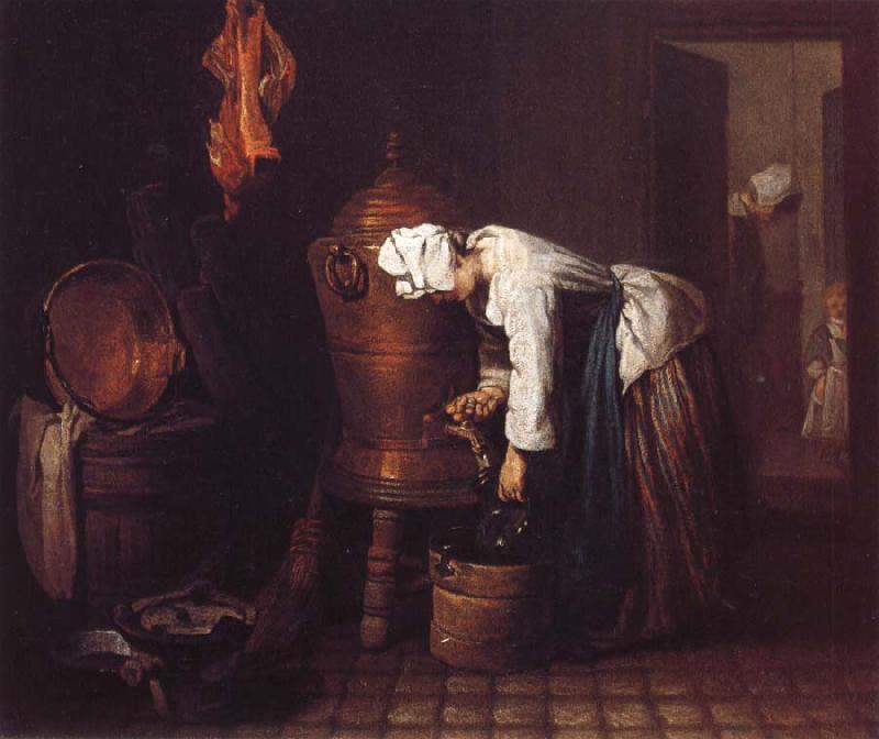 Jean Baptiste Simeon Chardin The Water Urn